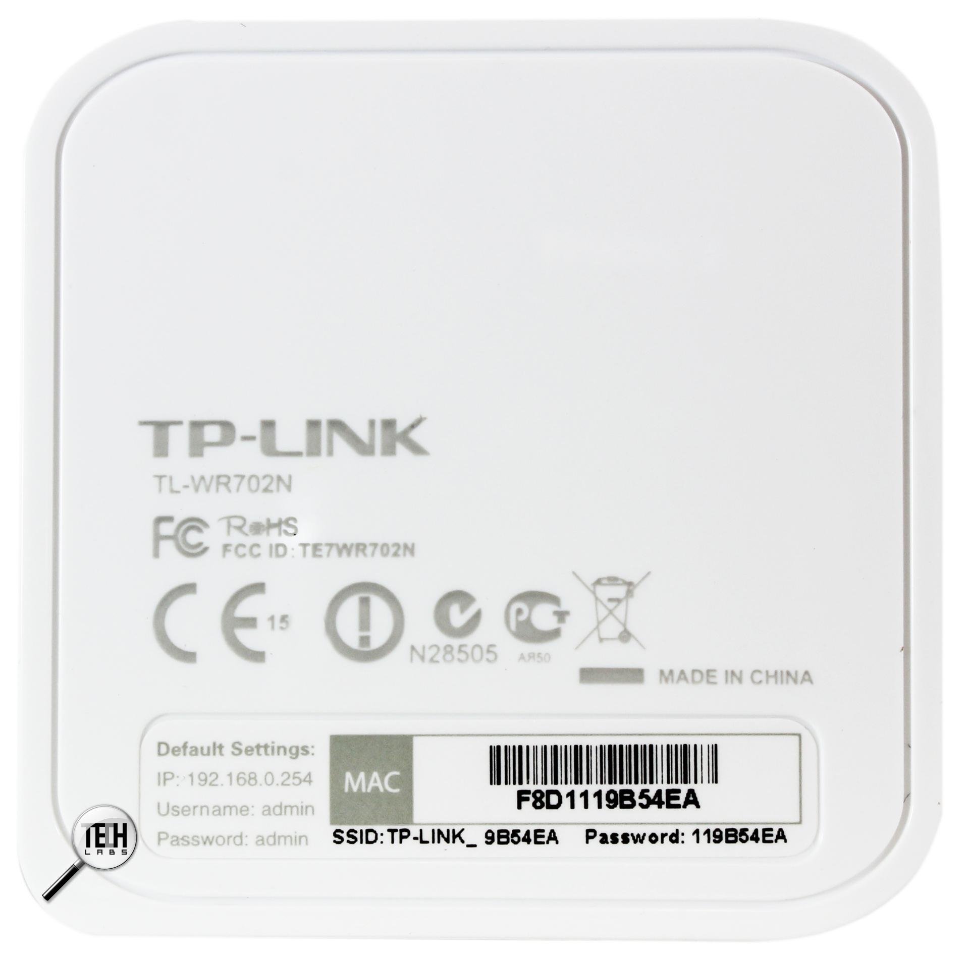 В некоторых моделях роутеров TP-LINK дефолтный пароль — это 8 последних символов MAC-адреса устройства - 2