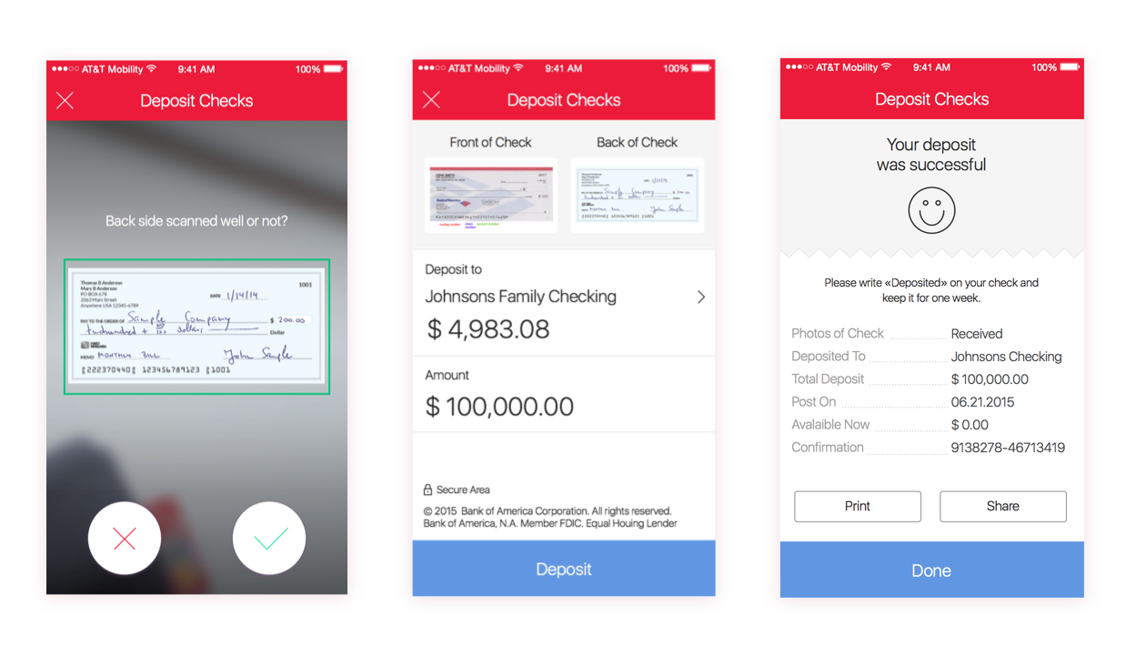 Mobile deposits