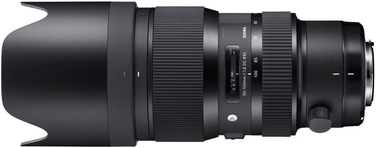 Sigma 50-100mm F1.8 DC HSM Art — первый телеобъектив с постоянной максимальной диафрагмой F/1,8