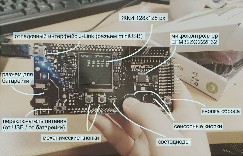 Статья про микроконтроллер EFM32ZG110F32 - 3