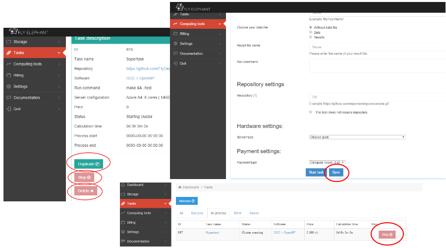 Работа с приватными репозиториями и другие обновления платформы FlyElephant - 4