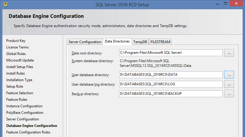 SQL Server 2016 RC0 - 6