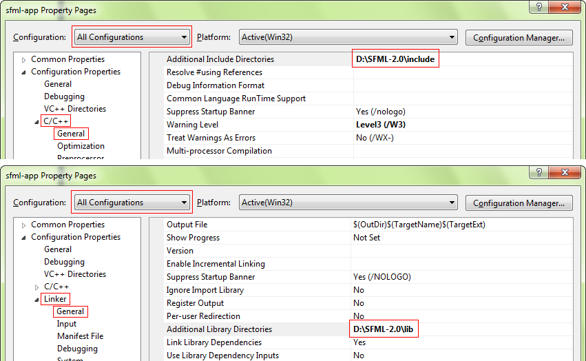 SFML и Visual Studio - 2