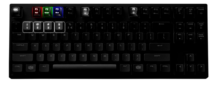 Клавиатуры Cooler Master MasterKeys Pro L и MasterKeys Pro S могут быть основаны на разных переключателях