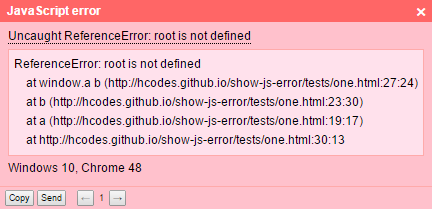 Javascript error. Reference Error js примеры.