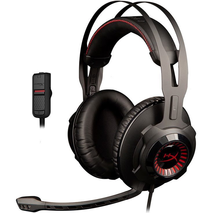 Гарнитура HyperX Cloud Revolver совместима с ПК, игровыми консолями и мобильными устройствами