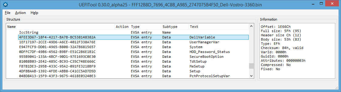 Устройство NVRAM в UEFI-совместимых прошивках, часть третья - 11