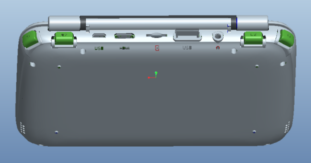 Система GPD Win использует планшетную платформу, настольную ОС в формате смартфона