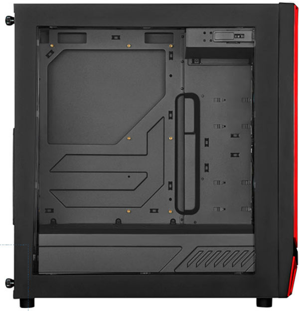 Корпус SilverStone Redline RL05 рассчитан на системные платы типоразмера microATX и ATX