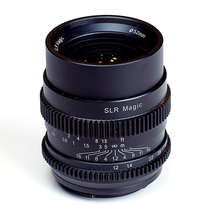 Продажи объективов SLR Magic Cine 35mm F1.2 и Cine 75mm F1.4 производитель обещает начать в августе