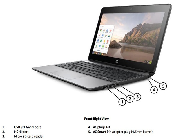 HP Chromebook 11 G5