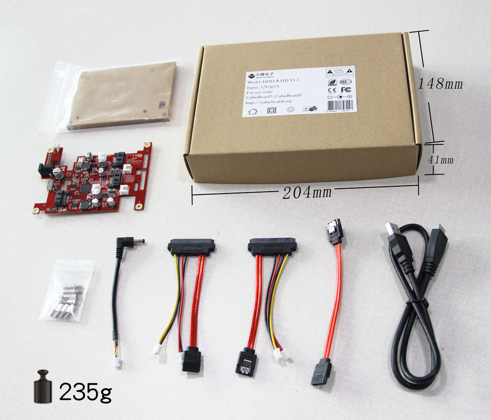 Anonsirovan Cubieboard 5 Cubietruck Plus I Hdd Raid Shield