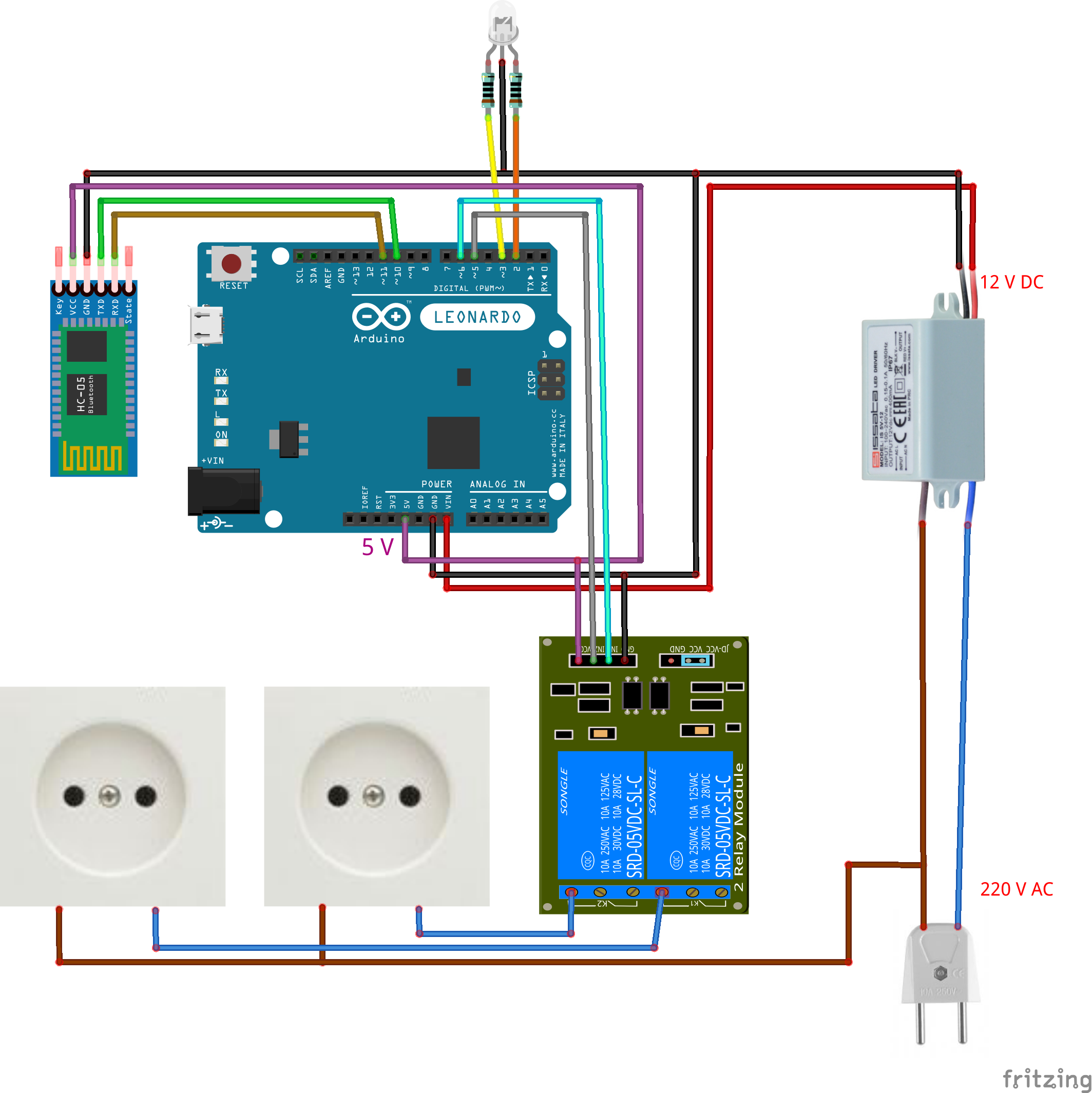 Умная компьютерная розетка на Arduino своими руками