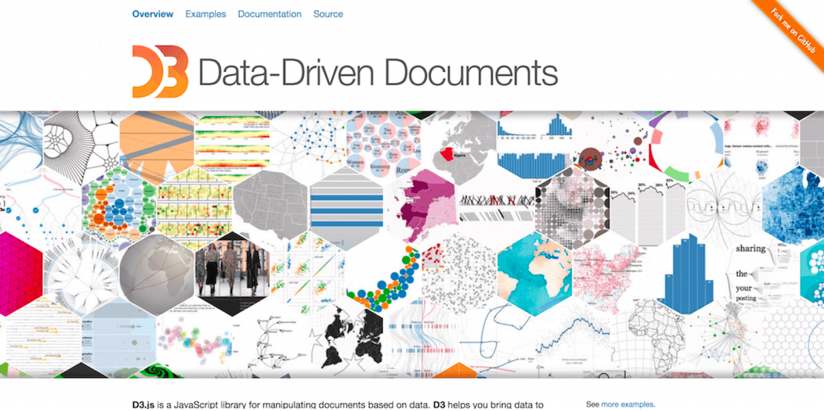 Data-Driven documents visualizations.