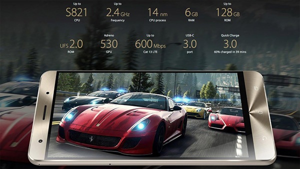 Asus ZenFone 3 Deluxe получил однокристальную платформу  Qualcomm Snapdragon 821