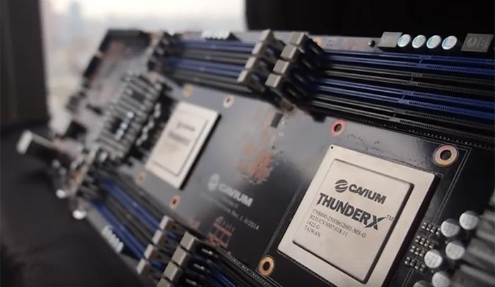 Процессоры Cavium ThunderX построены на архитектуре ARMv8