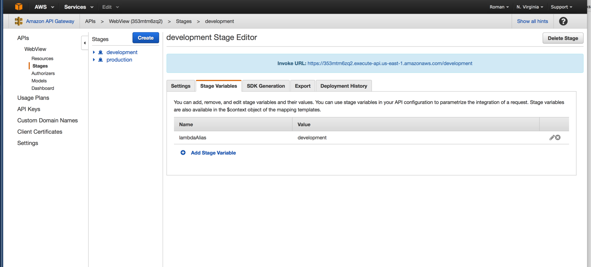 Создание WebView приложения на базе AWS ApiGateway и AWS Lambda - 3