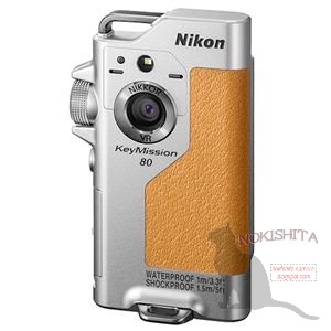 Камера Nikon KeyMission 80 оснащена сенсорным дисплеем размером 1,1 дюйма