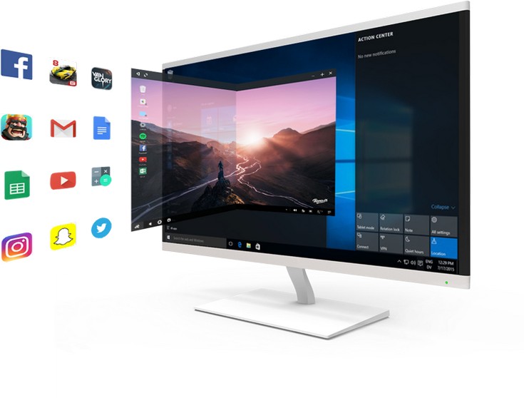 Эмулятор Remix OS Player поддерживает Google Play Store