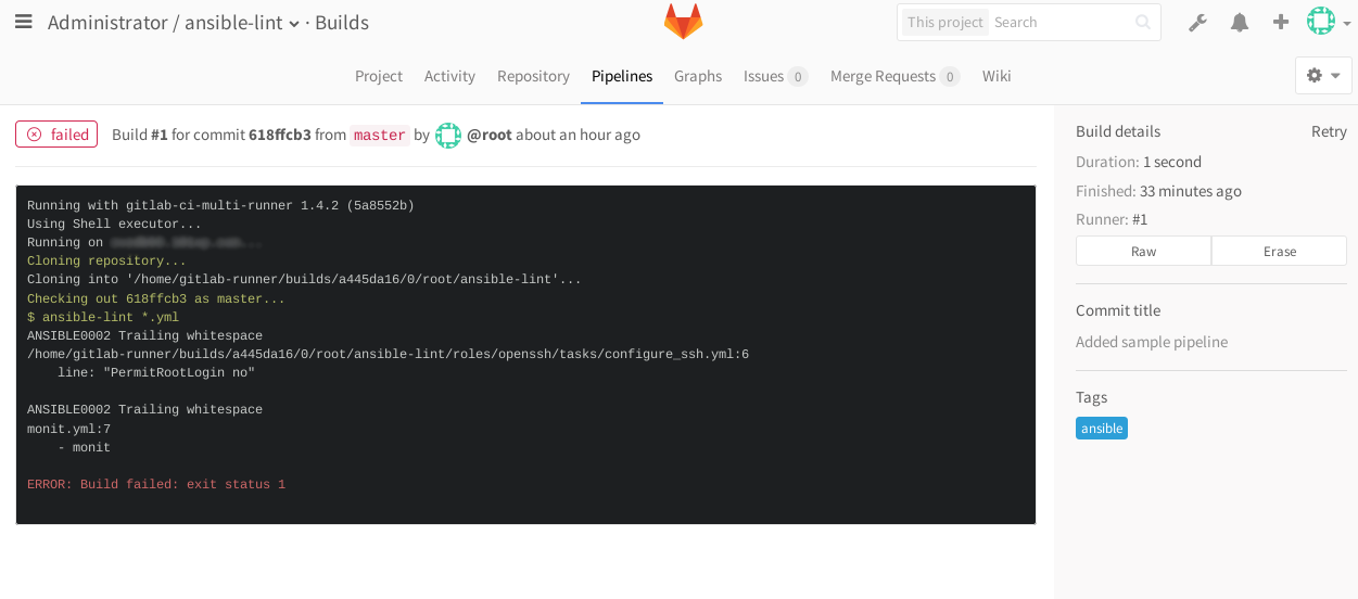 Как узнать сколько строк кода в проекте gitlab