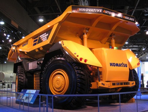 У Komatsu готов беспилотный самосвал для шахт и карьеров