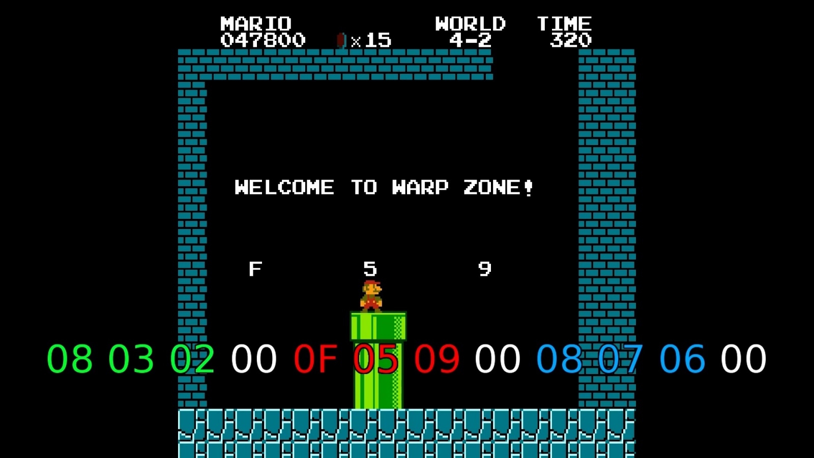 Как работает баг с миром −1 в Super Mario Bros