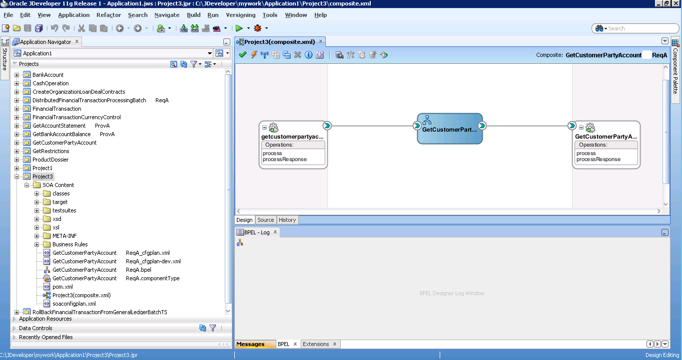 Разработка заглушек бизнес-процесса на языке BPEL на основе Oracle SOA Suite и Weblogic - 43