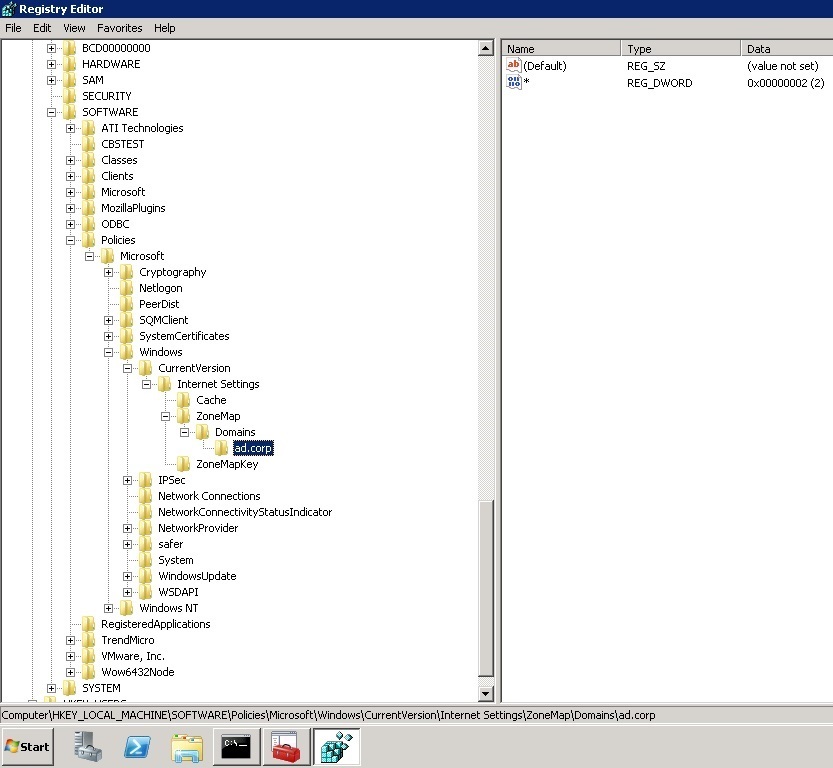 Site to Zone Assignment list и Internet Explorer с включенной Enhanced Security Configuration - 5