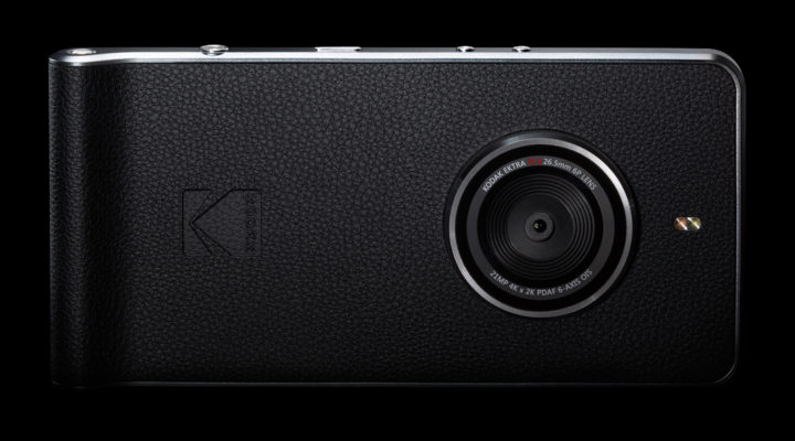 Камерофон Kodak Ektra с ОС Android оснащен камерой разрешением 21 Мп с системой оптической стабилизации