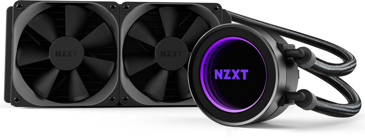 Толщина радиаторов СВО NZXT Kraken X42, X52 и X62 — 30 мм