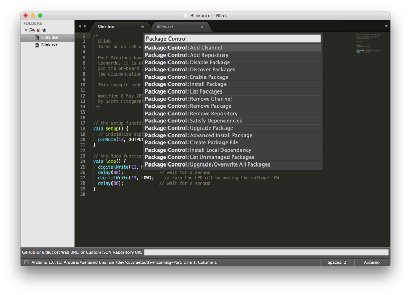 Программируем Arduino с помощью Sublime + Stino на MacOS - 5