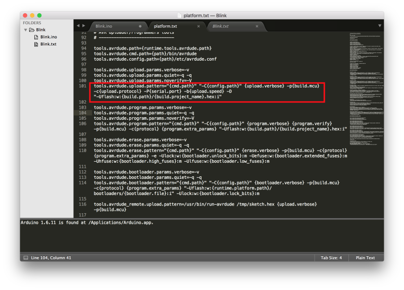 Программируем Arduino с помощью Sublime + Stino на MacOS - 7