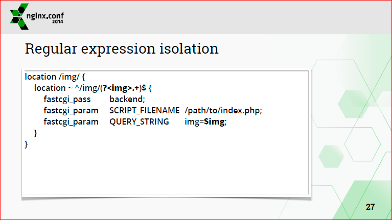 Nginx location files