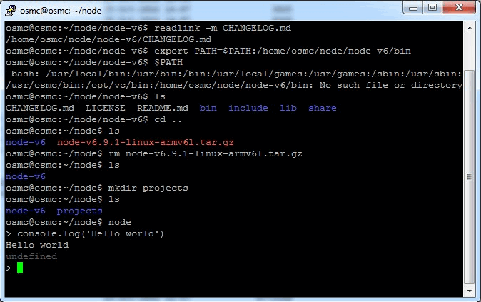 Установка node.js на Raspberry Pi - 12