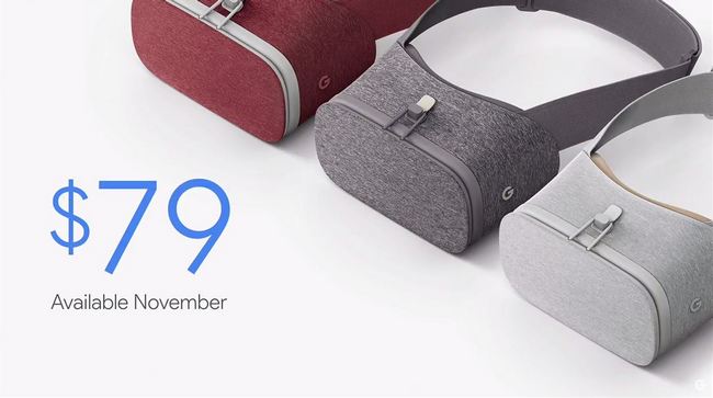 В продажу поступает VR-гарнитура Daydream View. В Google Play появилось приложение YouTube VR