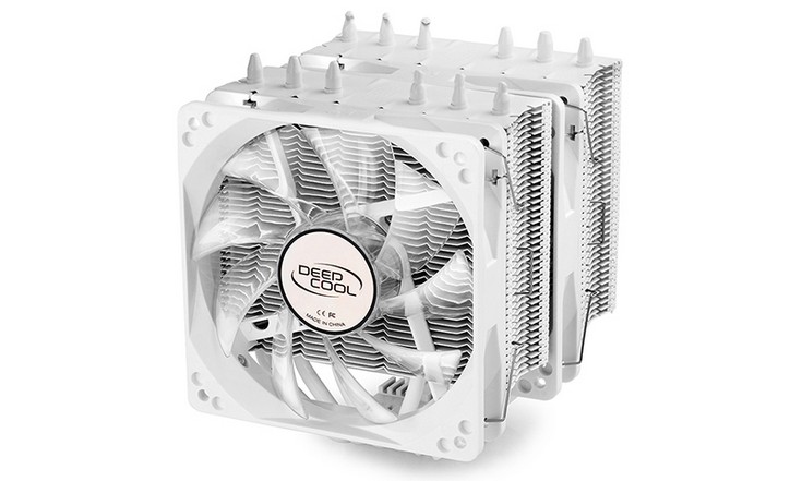 Кулер Deepcool Neptwin White действительно белый