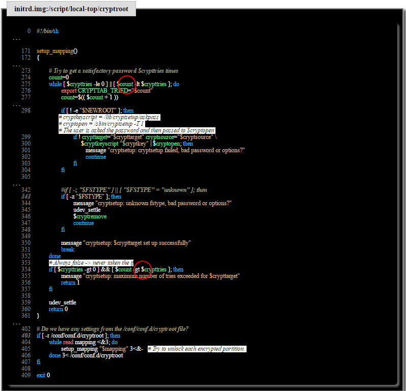 Local script. Локал скрипт. Initrd. Linux Shell login as user.