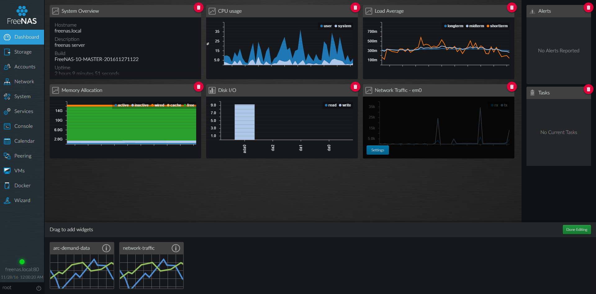 FreeNAS 10 — новое лицо старого хранилища - 3