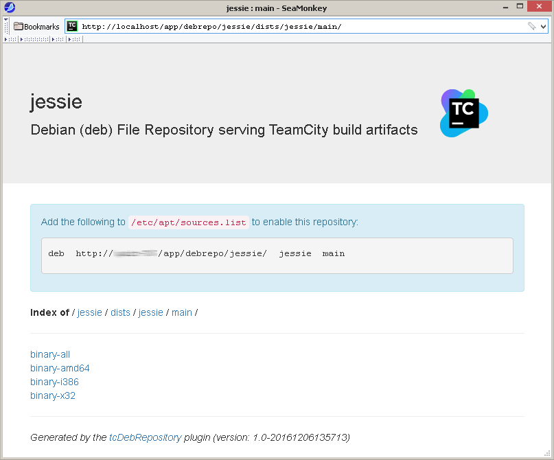 TeamCity как Debian-репозиторий - 11