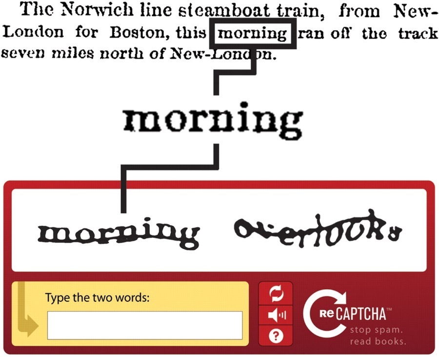 Немного об истории CAPTCHA - 2