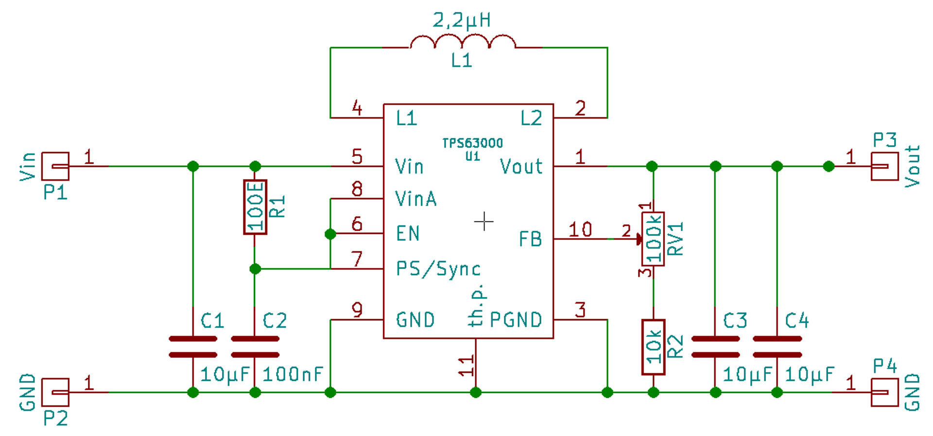 Tps65161 схема включения