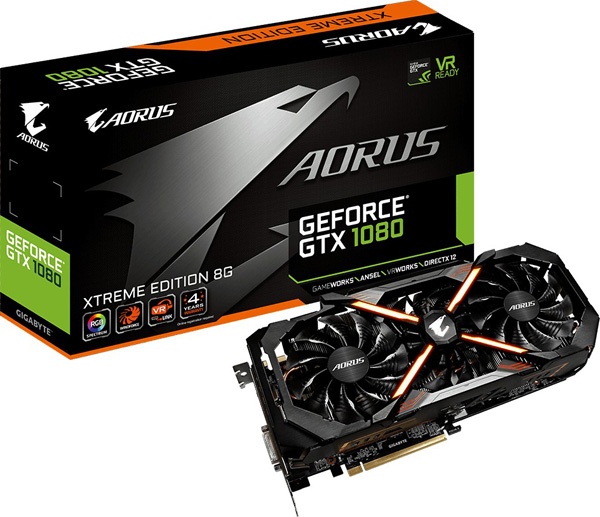 Gigabyte GeForce GTX 1080 Aorus Xtreme Edition