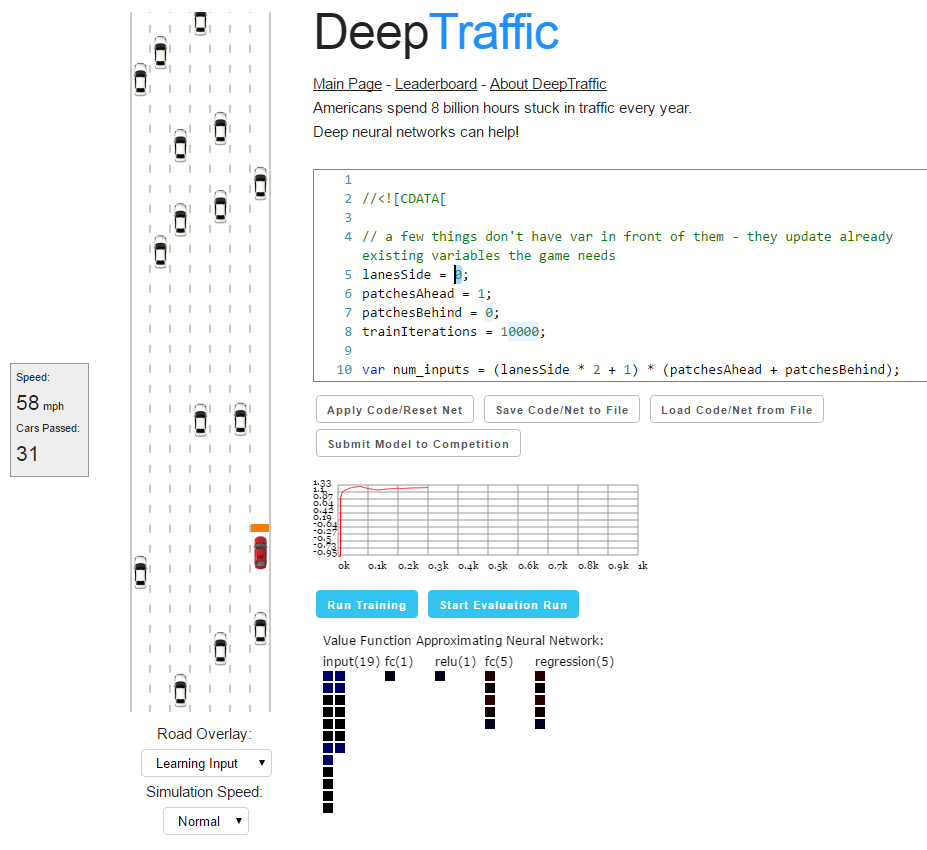 Домашнее задание от МТИ: пишем нейросеть для манёвров в дорожном трафике - 1