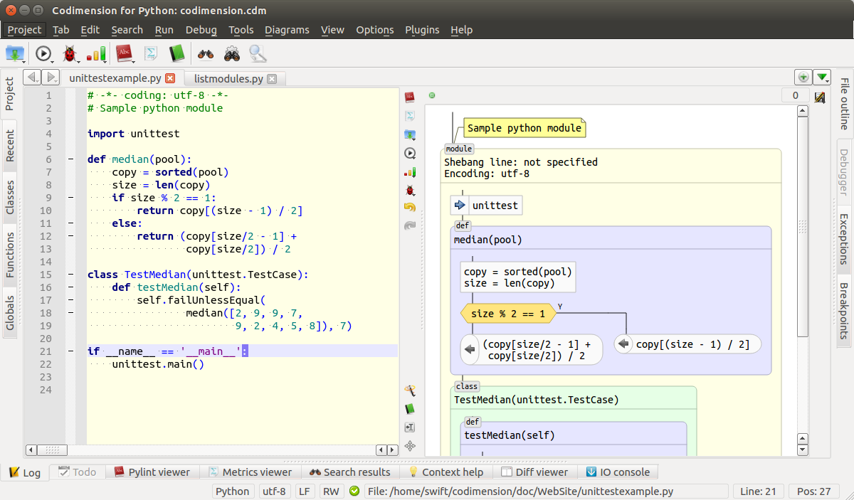 Составить блок схему по коду онлайн python