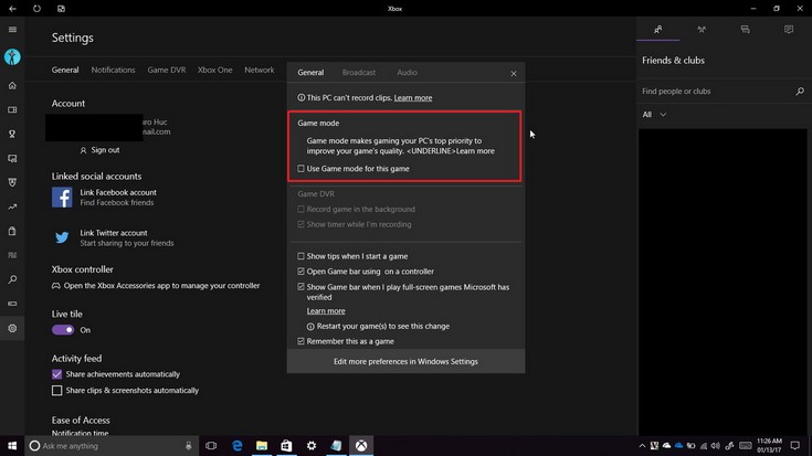 Game Mode в Windows 10 уже можно опробовать 