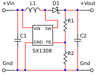 Sx1308 схема преобразователя