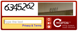 Google Street View ReCAPTCHA