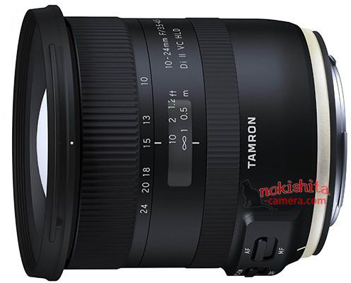 Анонс объектива Tamron 10-24mm f/3.5-4.5 Di II VC HLD ожидается в ближайшее время