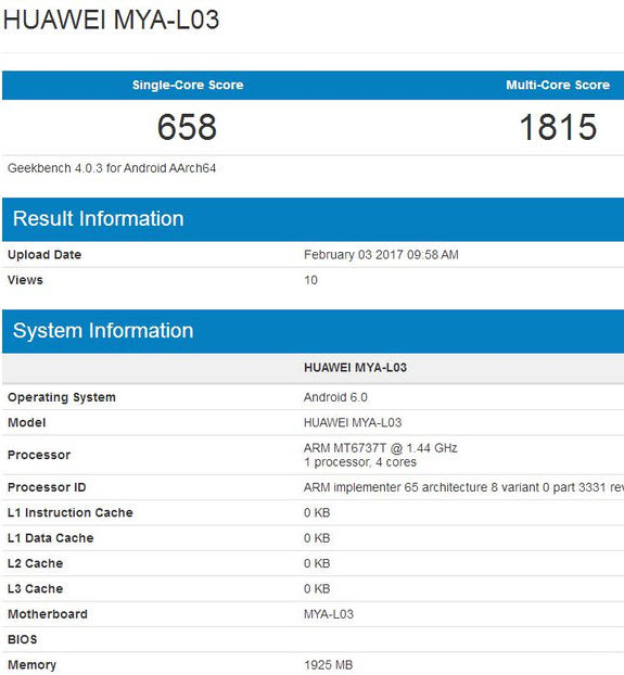 Huawei Maya пополнит ряды бюджетных смартфонов