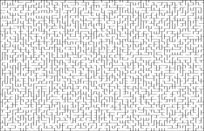 Классические алгоритмы генерации лабиринтов. Часть 2: погружение в случайность - 27